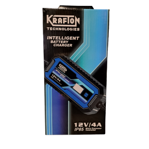 Akkumulátor töltő KR124  12V 4Ah