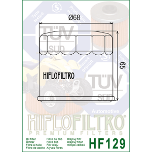 HF 129 Olajszűrő / HIFLOFILTRO /
