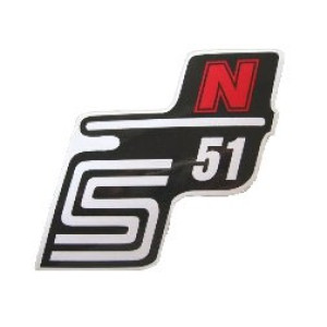 Matrica deknire "N" piros SIMSON S51  Matrica deknire "N" piros SIMSON S51