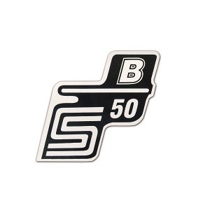 Matrica deknire S50B fehér SIMSON  Matrica deknire S50B fehér SIMSON