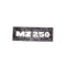 Matrica ülés ajtóra /NEGATÍV/ MZ TS-250