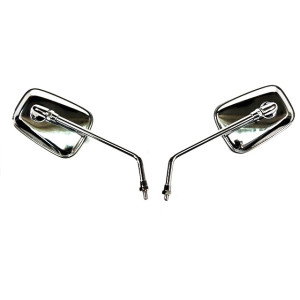 Tükör 8-as króm szögletes párban 