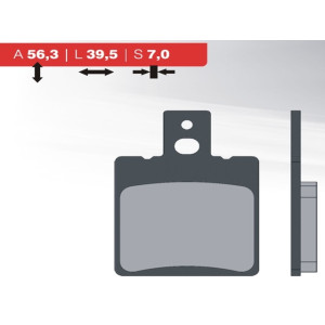 Tárcsafék betét garnitúra KTM Univerzális