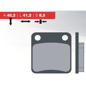 Tárcsafék betét garnitóra QUAD /BRENTA/ YAMAHA UNIVERZÁLIS