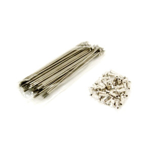 Küllő+anya garnitúra SIMSON S51 (148mm) /Rozsdamentes/ 