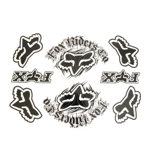 Matrica készlet FOX /Ezüst/