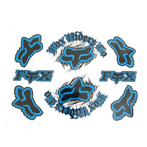 Matrica készlet FOX (Kék)