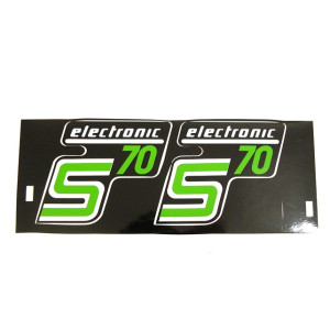 Matrica pár deknire zöld ELEKTRONIK SIMSON 70