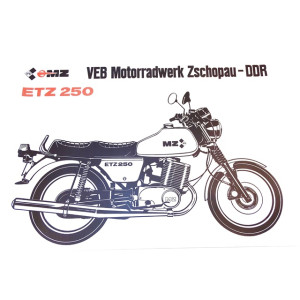 Plakát MZ ETZ-250