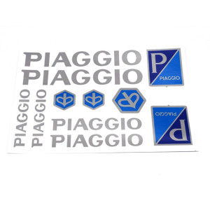 Matrica klt. PIAGGIO ezüst