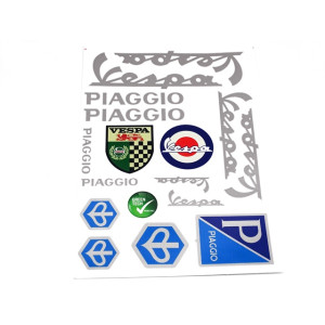 Matrica klt. PIAGGIO VESPA ezüst