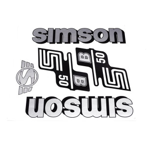 Matrica készlet "B" ezüst SIMSON S50