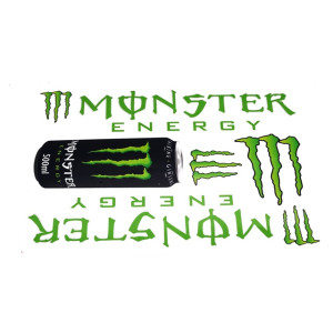 Matrica klt. MONSTER zöld