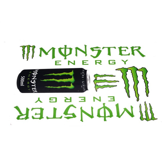 Matrica klt. MONSTER zöld Matrica klt. MONSTER zöld