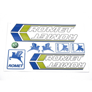 Matrica klt. ROMET KADETT / PONY kék-fehér