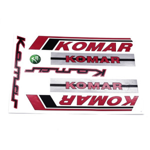 Matrica klt. ROMET KADETT / PONY piros-fekete