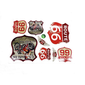 Matrica készlet ROUTE 66 NAGY 