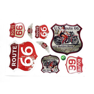 Matrica készlet ROUTE 66 KICSI 