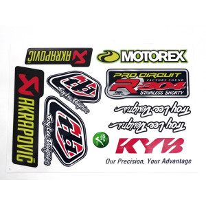 Matrica készlet AKRAPOVIC (kicsi)