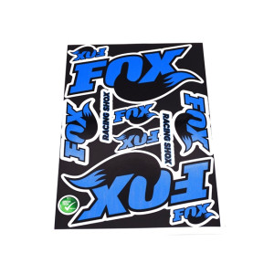 Matrica készlet FOX (Kék) RACING SHOX 