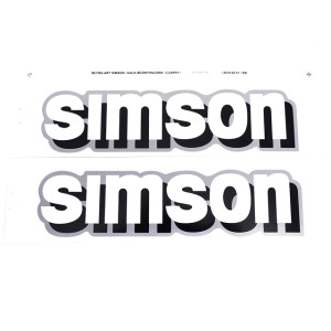 Matrica benzintankra párban SIMSON S51 (Vizes)