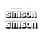 Matrica benzintankra párban SIMSON S51 (Vizes)