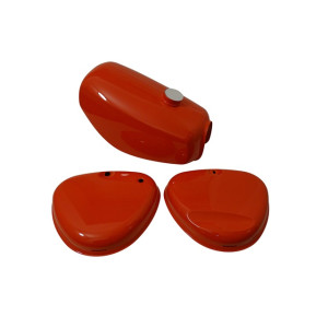 Benzintank szett SIMSON S51 (piros)