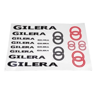 Matrica klt. GILERA fekete-piros 