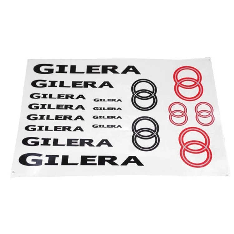 Matrica klt. GILERA fekete-piros