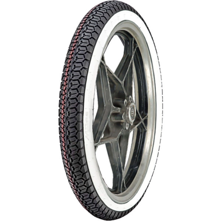 Mitas B8 2 1/4-16 (2,25-16) TT 38J fehér oldalfalú moped gumi