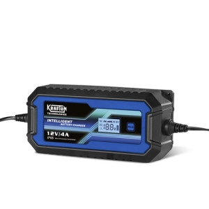 Akkumulátor töltő KR124 6V / 12V intelligens, digitális kijelzővel
