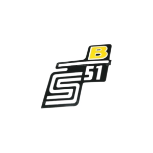 Matrica deknire "B" sárga SIMSON S51 