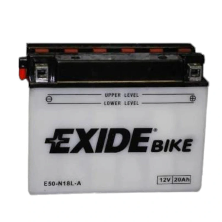 E50-N18L-A 12V 20Ah száraz Exide akkumulátor motorkerékpárhoz