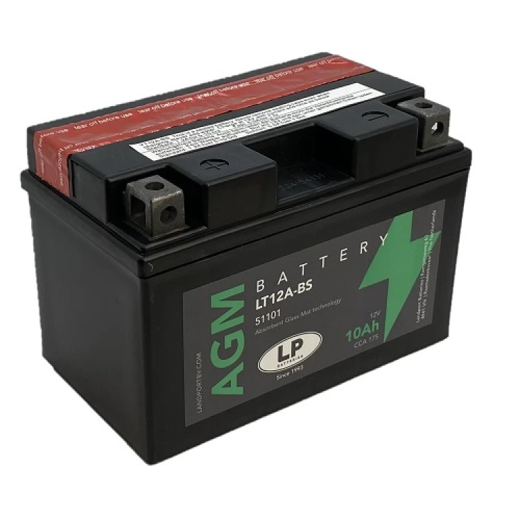 LT12A-BS 12V 10Ah AGM Landport akkumulátor motorkerékpárhoz