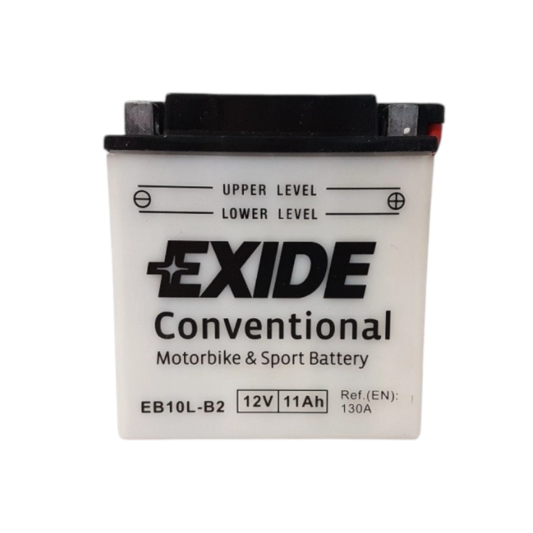 EB10L-B2 12V 11Ah száraz Exide akkumulátor motorkerékpárhoz