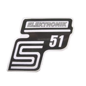 Matrica deknire ezüst ELEKTRONIK SIMSON