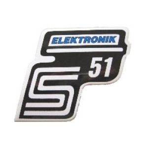 Matrica deknire kék ELEKTRONIK SIMSON