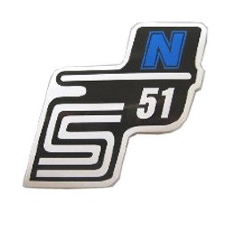 Matrica deknire "N" kék SIMSON S51