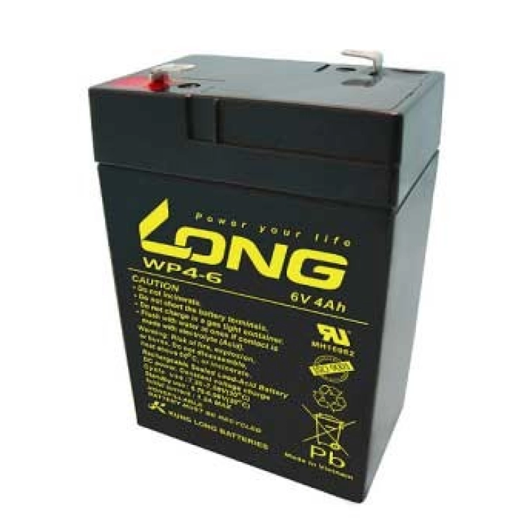 Kung Long WPS4-6 6V 4Ah VRLA UPS akkumulátor