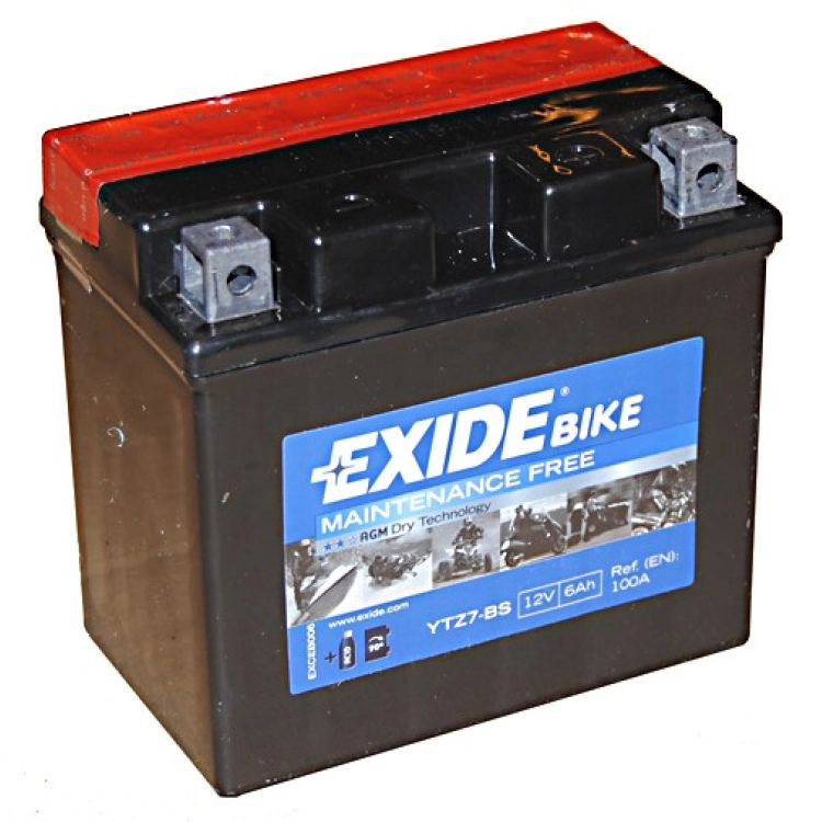 ETZ7-BS 12V 6Ah AGM Exide motor akkumulátor