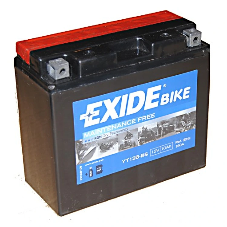 ET12B-BS 12V 10Ah AGM Exide motor akkumulátor