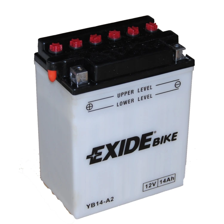 EB14-A2 12V 14Ah száraz Exide akkumulátor motorkerékpárhoz