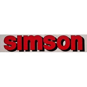 Matrica tankra piros SIMSON