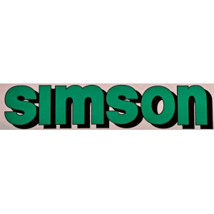 Matrica tankra zöld SIMSON