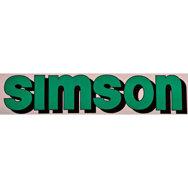 Matrica tankra zöld SIMSON