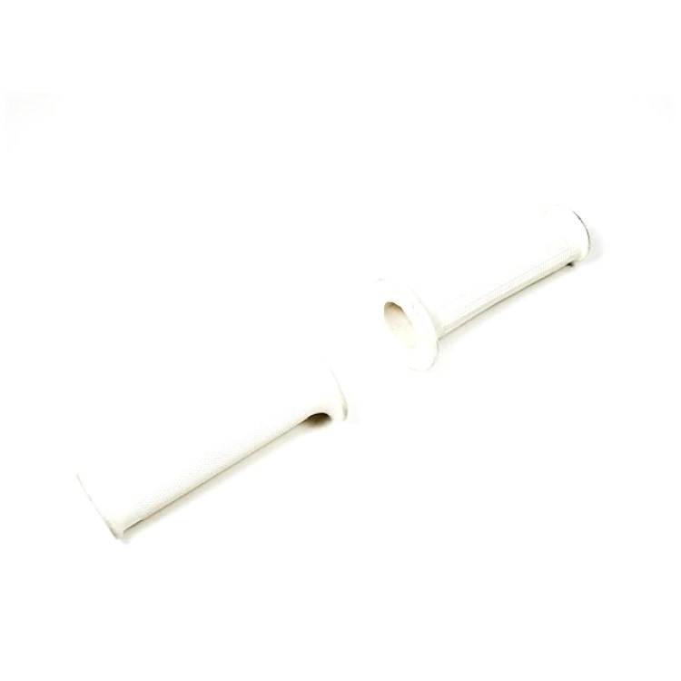 Gumi fogantyú pár /fehér/ /markolat/ MZ ES TROPHY-250/2 - SCHWALBE KR51