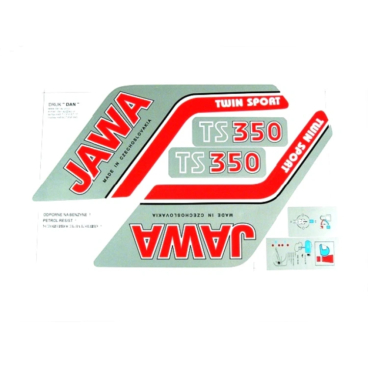 Matrica klt. JAWA 638-0 TS-350
