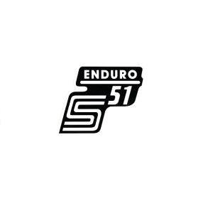 Matrica deknire fehér ENDURO SIMSON