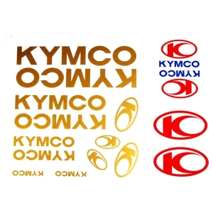 Matrica készlet KYMCO (Arany)