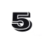 Matrica rajtszám "5"